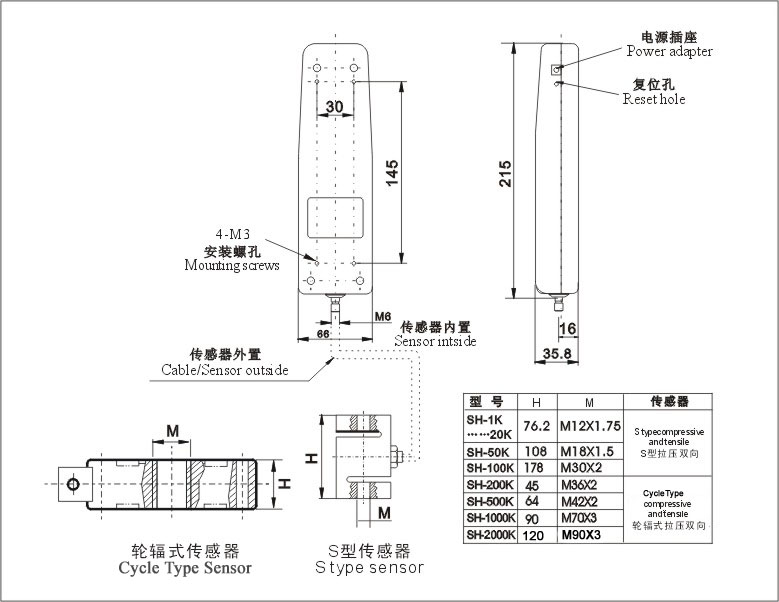 拉力測力計